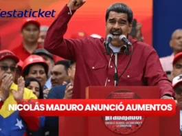 Presidente Nicolás Maduro anunció aumento de cestasticket